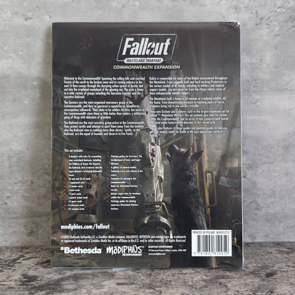 Fallout: Wasteland Warfare - The Commonwealth Rules Expansion - Fun Flies Ltd