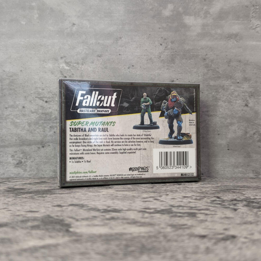Fallout: Wasteland Warfare - Super Mutants: Tabitha and Raul - Fun Flies Ltd